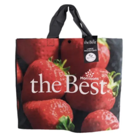 Morrisons Bag for Life Strawberry Design