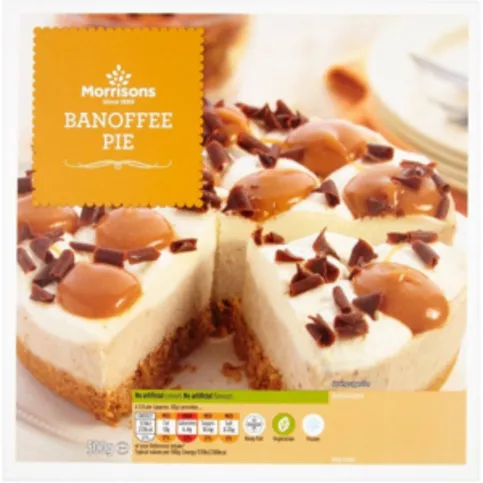 Morrisons Banoffee Pie 500g