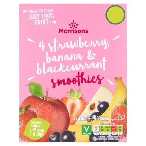 M Berry Kids Smoothie 4 X 150ml