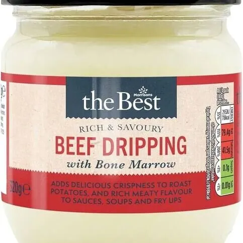Morrisons Best Beef Dripping with Bone Marrow 320g