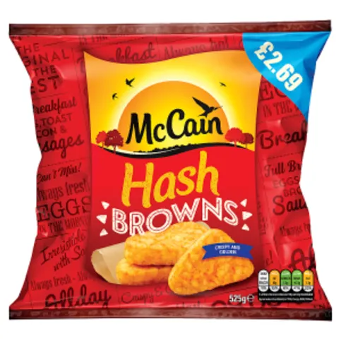 McCain Crispy Hash Browns 525g