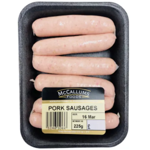 McCallums Pork Sausages 225g