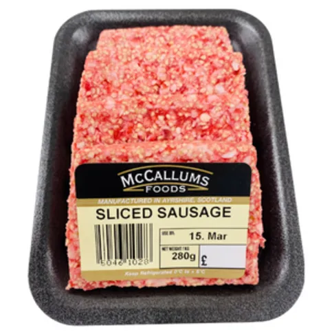 McCallums Sliced Sausage 280g
