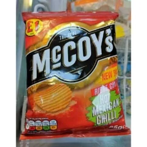 McCoy's Hot Mexican Chilli Sharing Crisps 65g