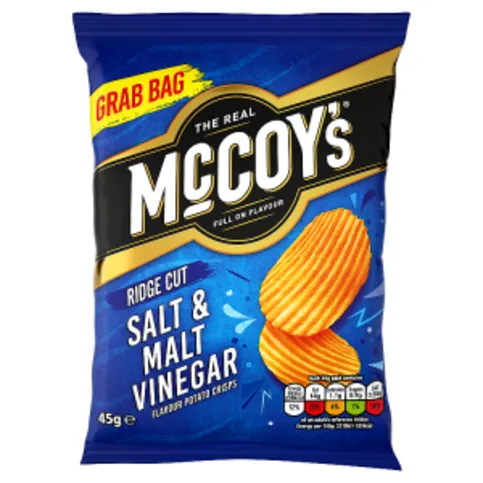Mccoys Salt & Malt Vinegar Bag 45G