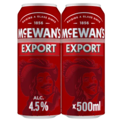 McEwan's Export Original Scottish Premium Beer 4 x 500ml
