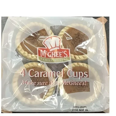 McGhee's Caramel Cups 4 Pack