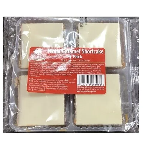 McGhees White Caramel Shortcake