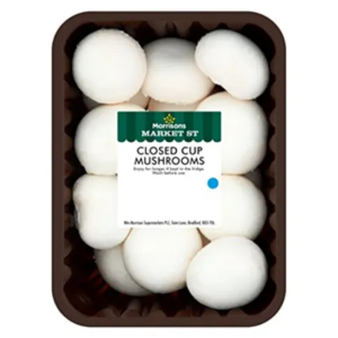 Morrisons Closed Cup Mushrooms 300g
