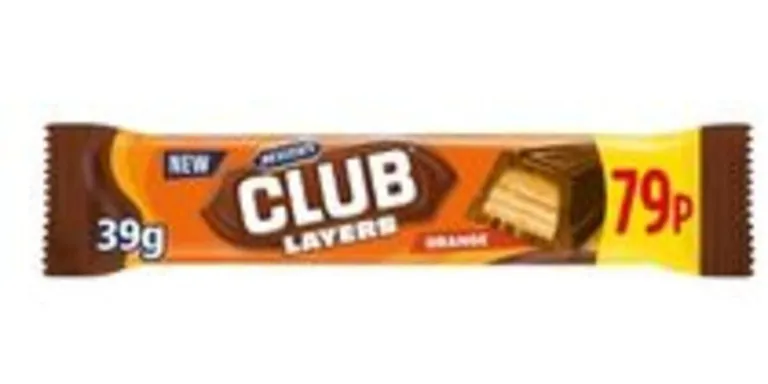 McVitie's Club Layers Orange 39g