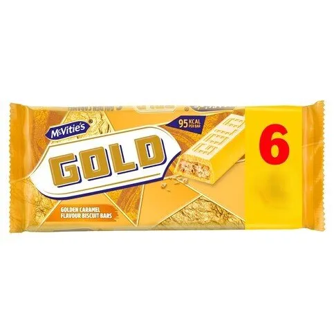 McVitie's - Gold Bars, 6x pack