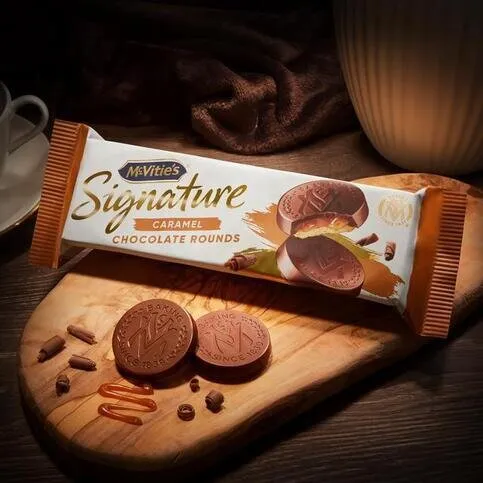 Mcvities Signature Caramel Chocolate Rounds