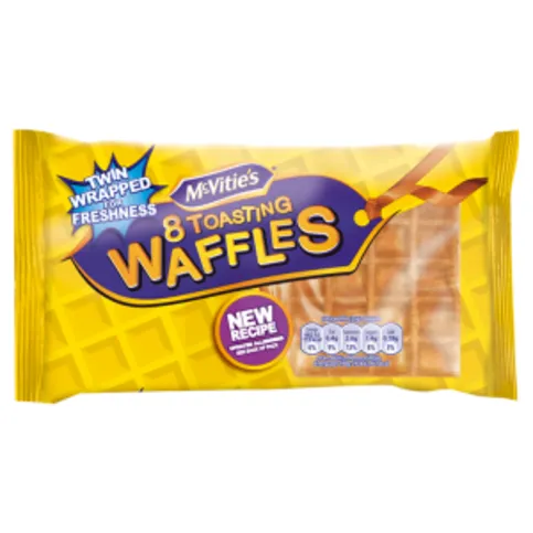 McVitie's Toasting Waffles 200g 8 Pack