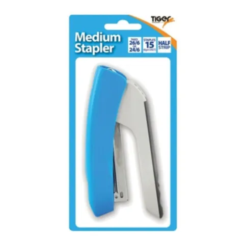Tiger Medium Half Strip Assorted Stapler