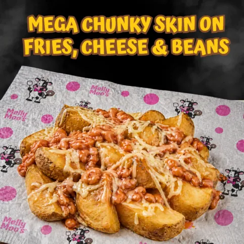 MEGA Chunky Skin on Fries With Cheese & Beans