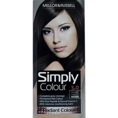 Mellor & Russell Simply Colour Natural Dark Brown 3.0