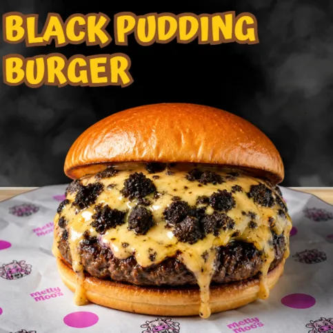 Melly's Black Pudding Burger