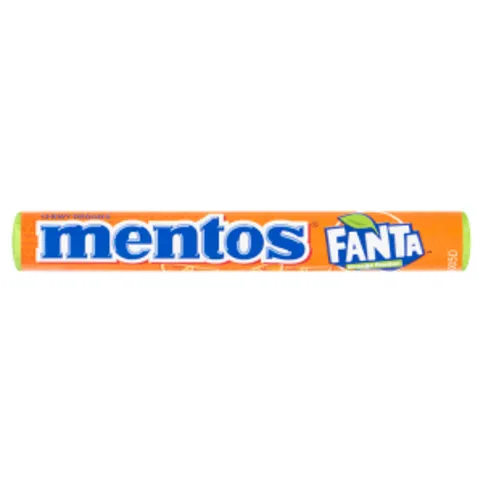 Mentos Chewy Dragees Fanta Orange Flavour 37.5g