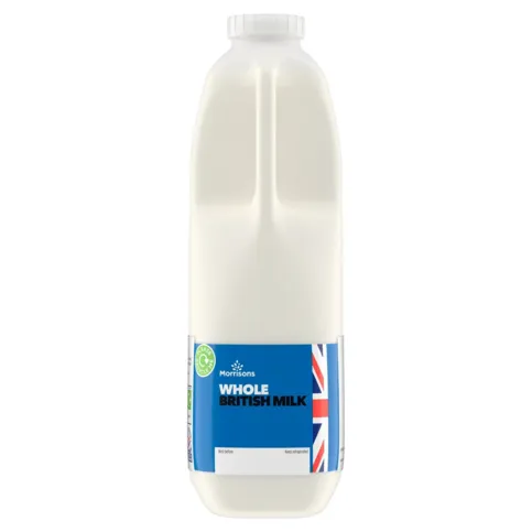 Morrisons Fresh Whole Milk 1l