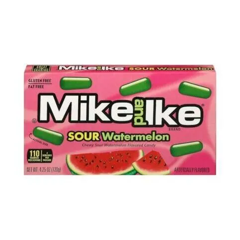 Mike and Ike Sour Watermelon 120g