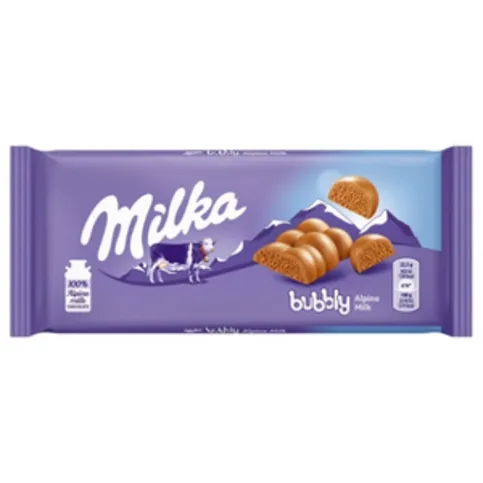 Milka Bubbly Alpine Milk 90g