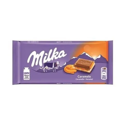 Milka Caramel Chocolate 100g