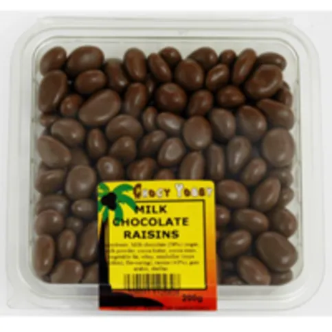 Milk Chocolate Raisins 200g