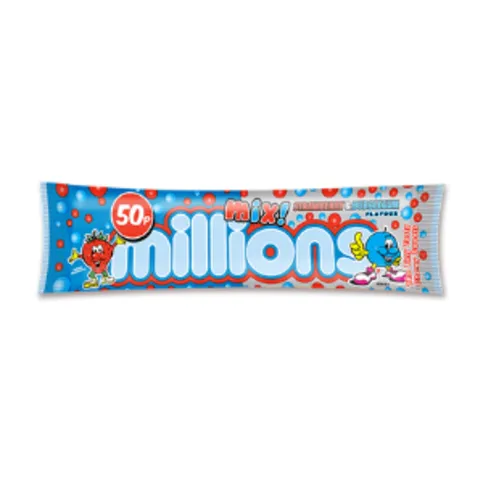 Millions Mix Strawberry & Bubblegum 40g