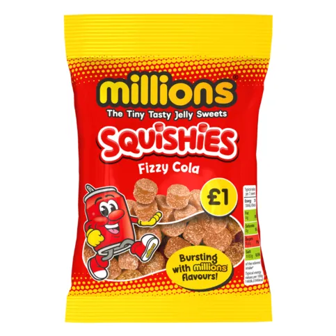 Millions Squishies Fizzy Cola 100g