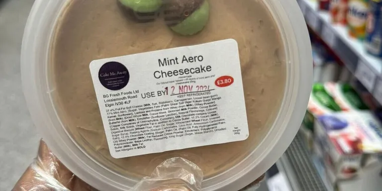 Mint Aero - Cheesecake