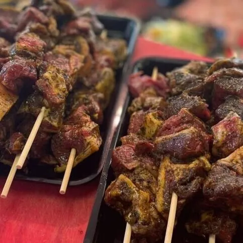 Minted Lamb Kebabs