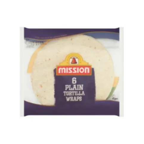Mission Plain Wraps 6 Pack