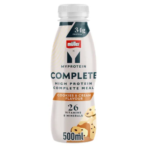Müller My Protein Complete Cookies & Cream Flavour 500ml