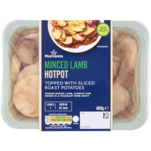 Morrisons Minced Lamb Hotpot 400g