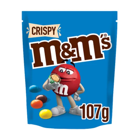 M&ms Pouch Crispy 107g