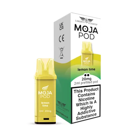 Moja Pod Lemon Lime 20mg/2ml Prefilled Pod