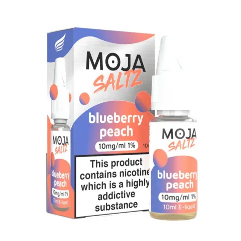 MOJA SALTZ BLUEBERRY PEACH 10MG
