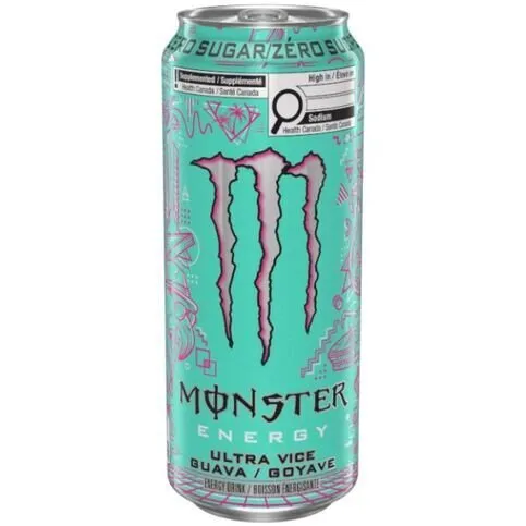 Monster Energy Ultra Vice Guava/Goyave 473ml