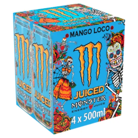 Monster Juiced Mango Loco 4 x 500ml