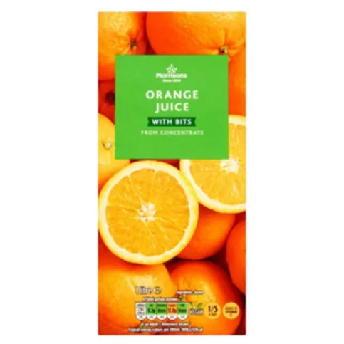 M Orange from Concentrate Juice Bits 1L