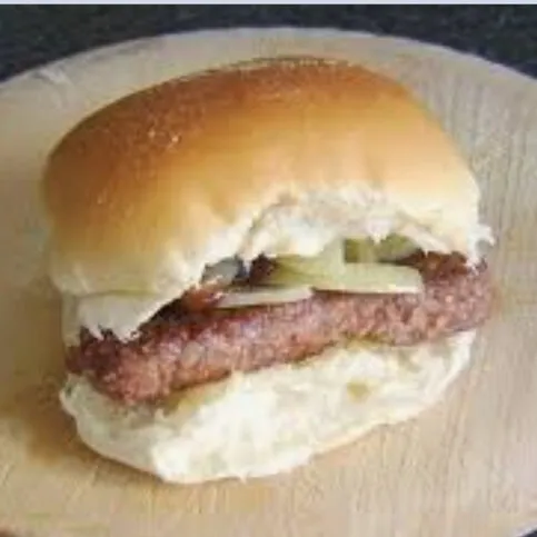 Morning Roll & Square Sausage [  CAFE K ]