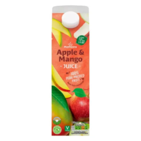 Morrisons 100% Fruit Apple & Mango Juice 1L