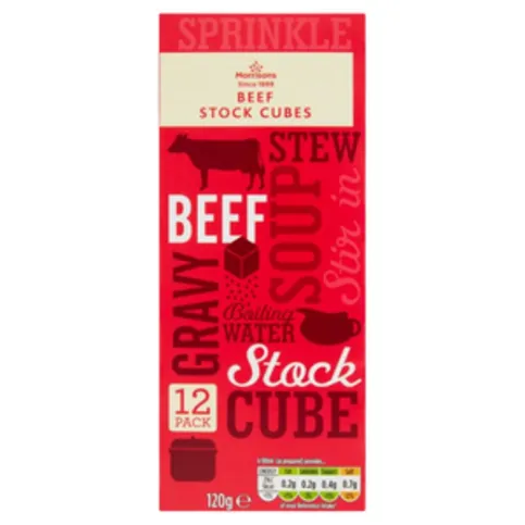 Morrisons Beef Stock Cubes 120g