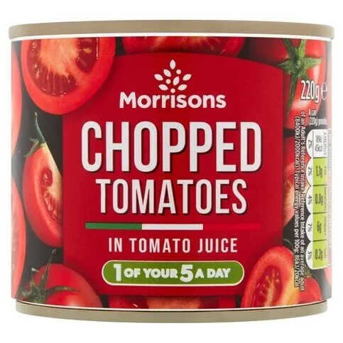Morrisons Italian Chopped Tomatoes 220g
