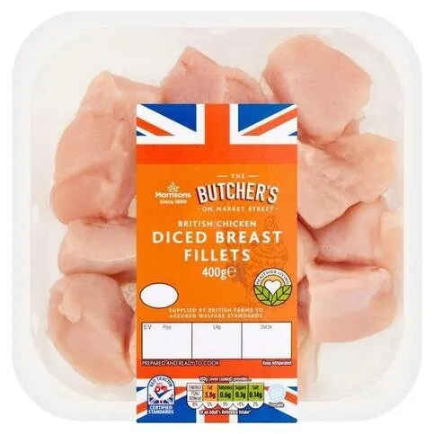 Morrisons Diced Chicken Fillet 400g