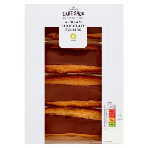 Morrisons Eclair 4 pack