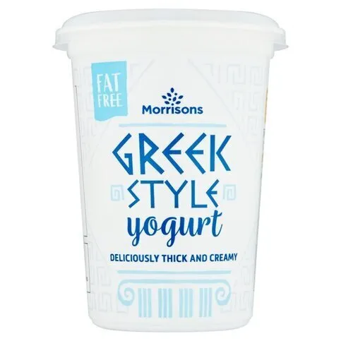 Morrisons Fat Free Greek Style Yogurt 500g