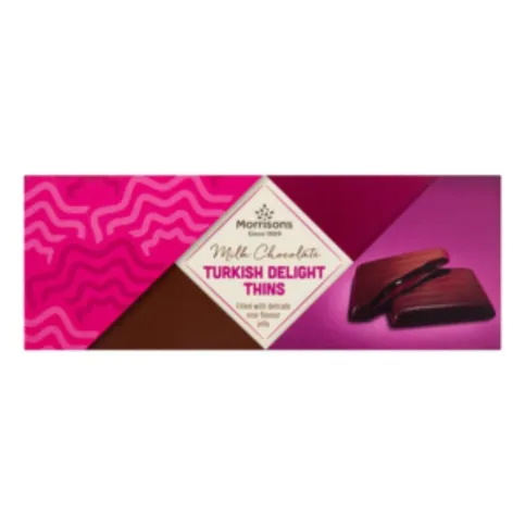 Morrisons Milk Chocolate Turkish Thins 180g