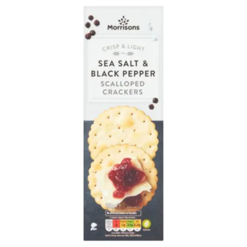 Morrisons Salt/Pepper Crackers 185g