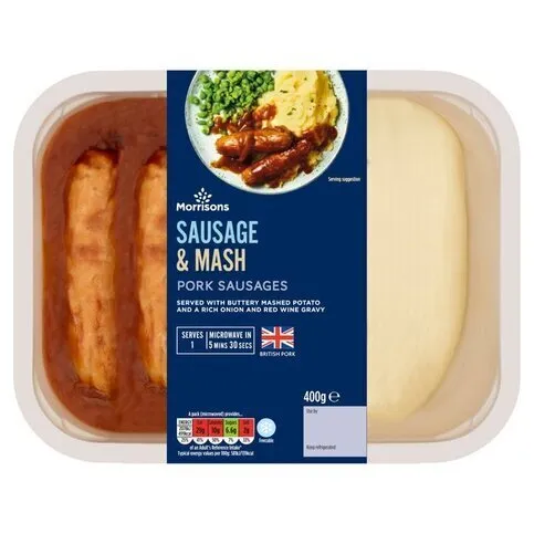 Morrisons Sausage & Mash 400g